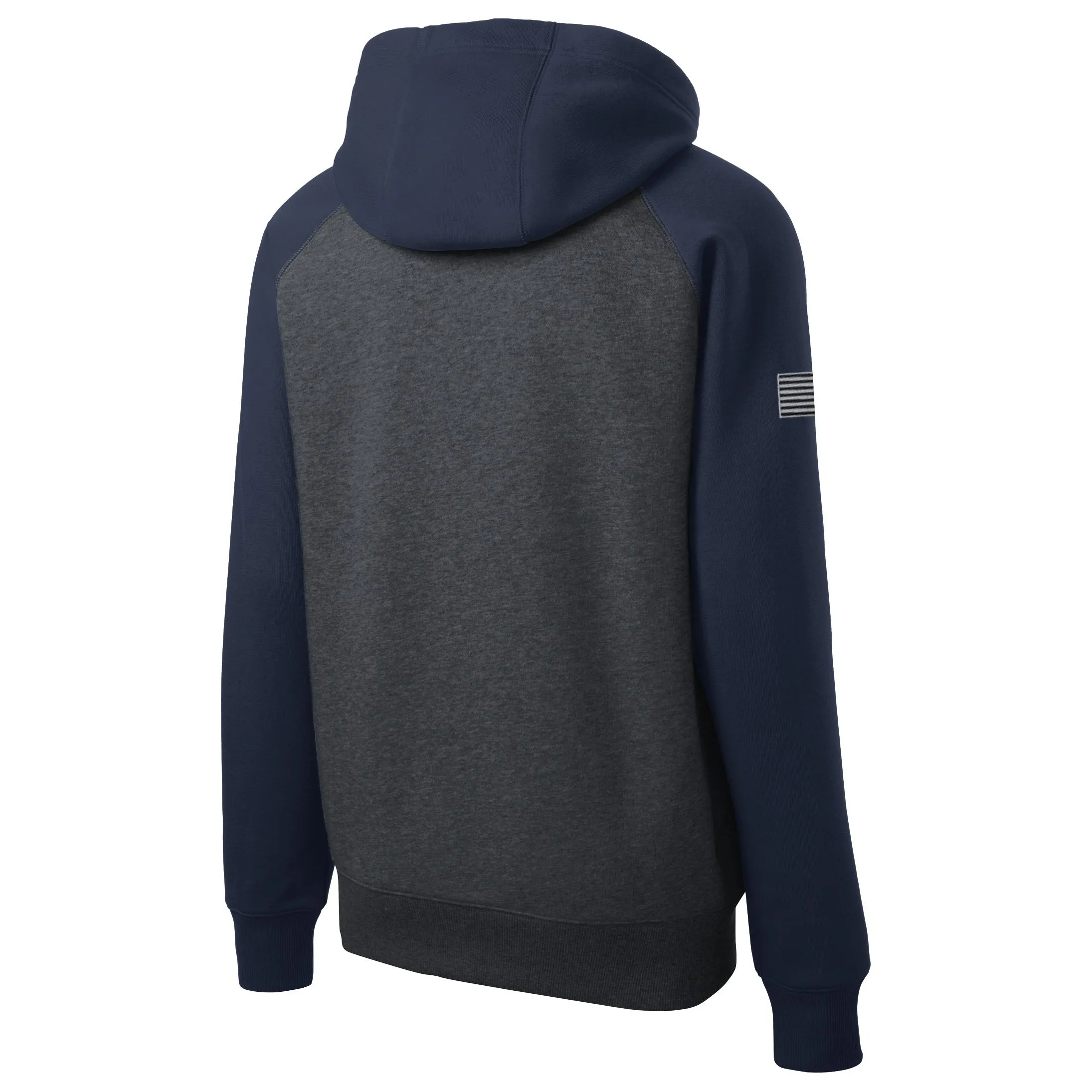 1st Aviation Color Block Zip Up Hoodie