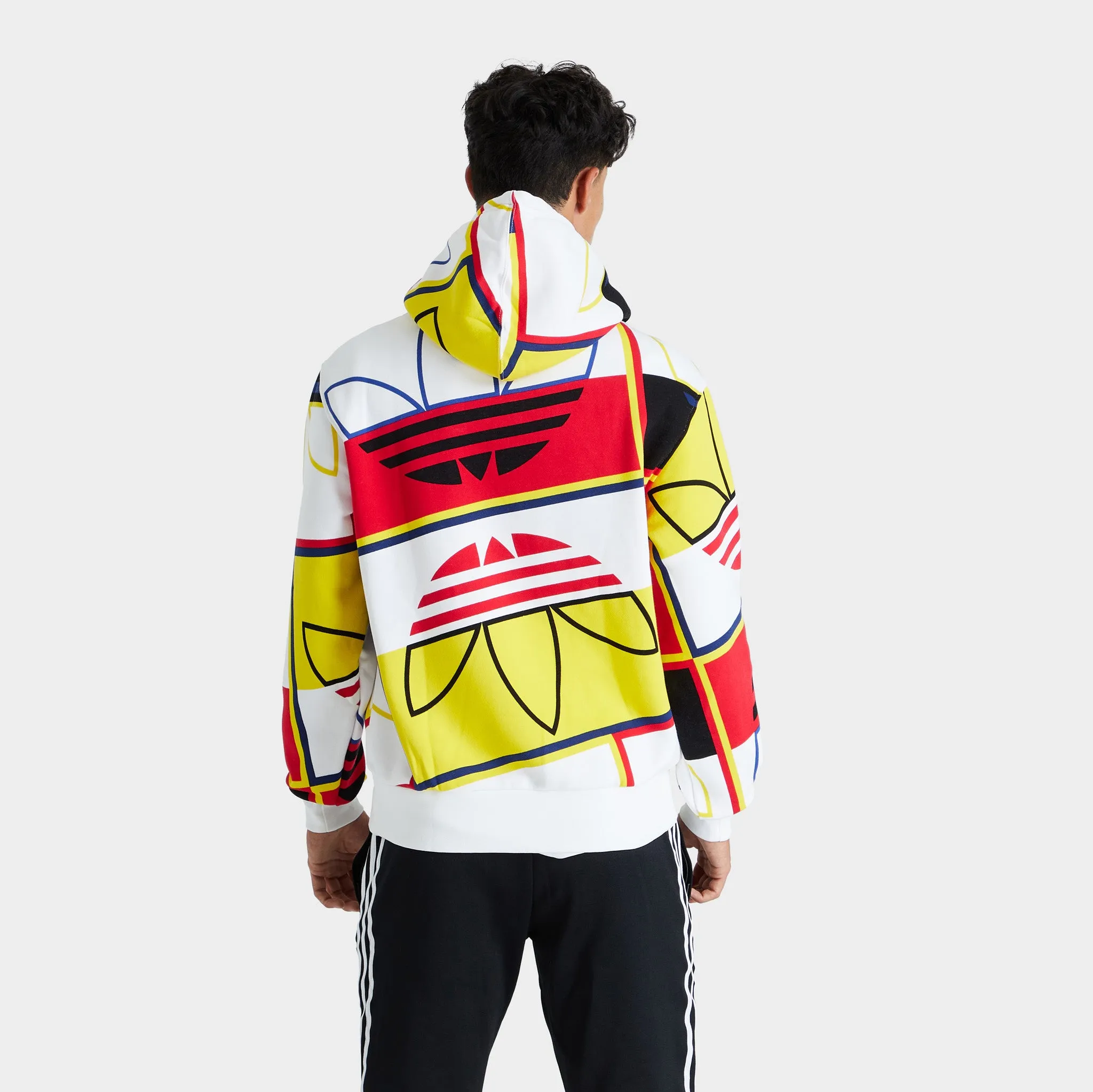 adidas Originals Logo Play Pullover Hoodie / White