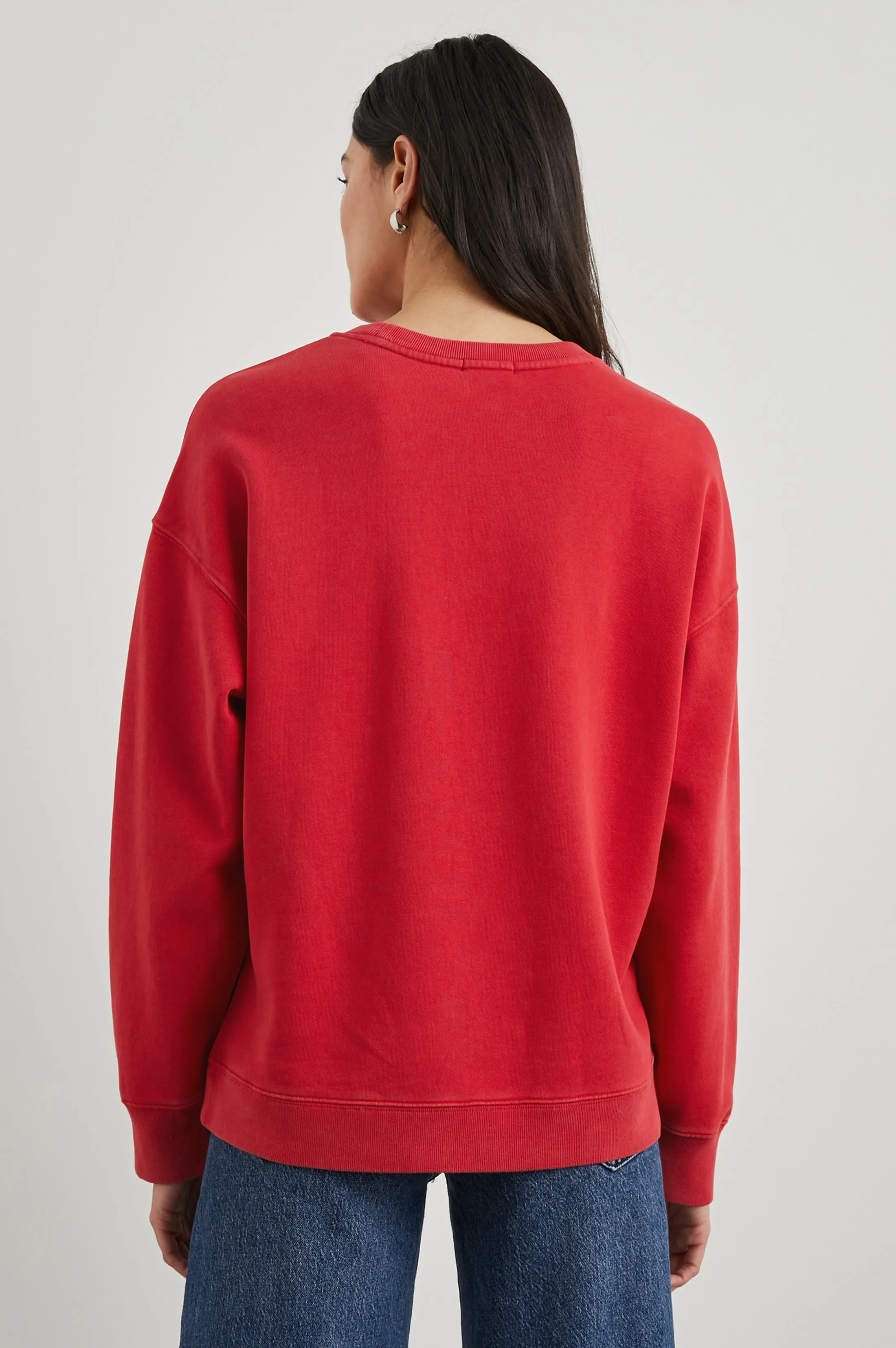 ANNIVERSARY SWEATSHIRT - WASHED RED