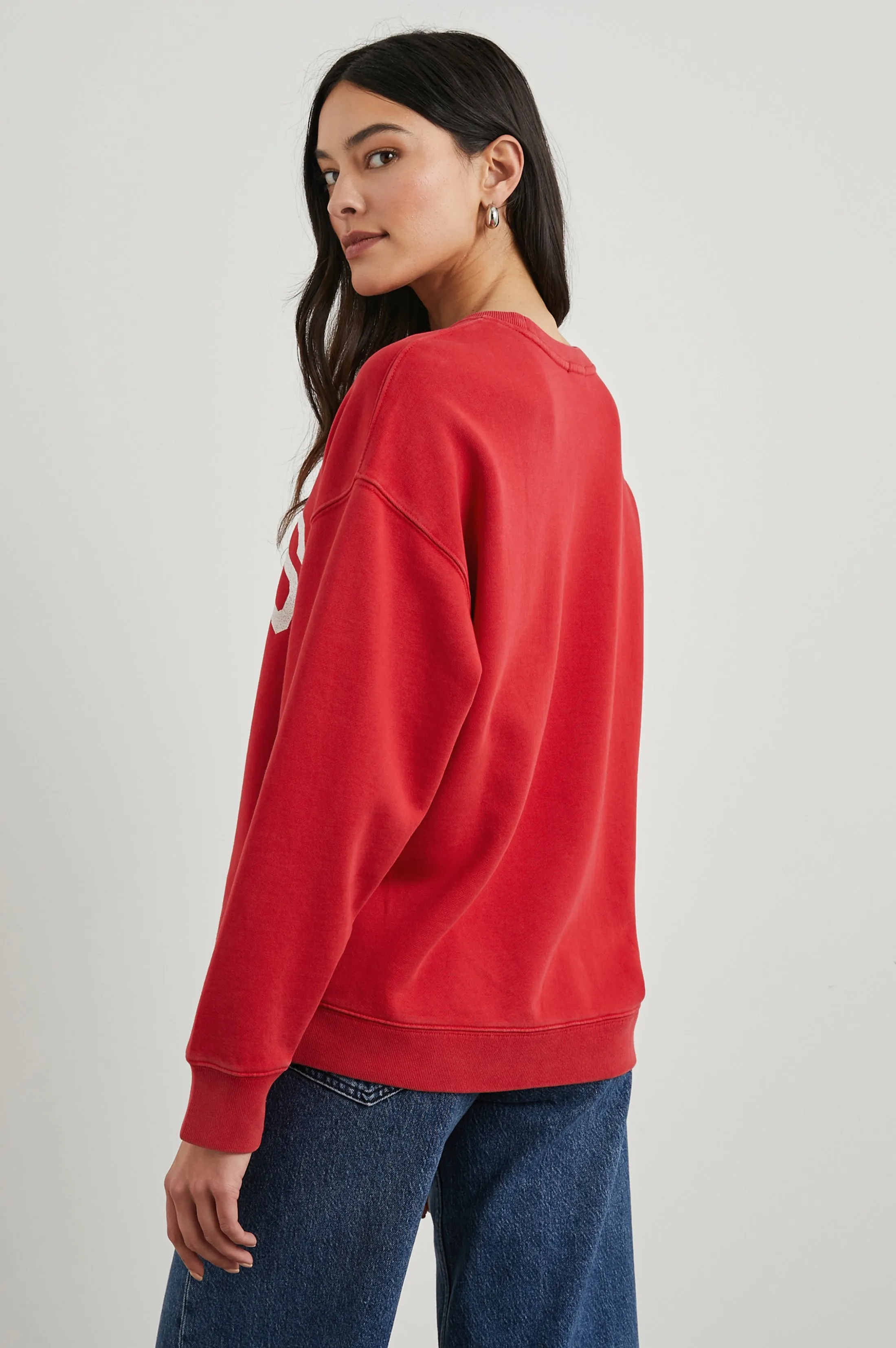 ANNIVERSARY SWEATSHIRT - WASHED RED