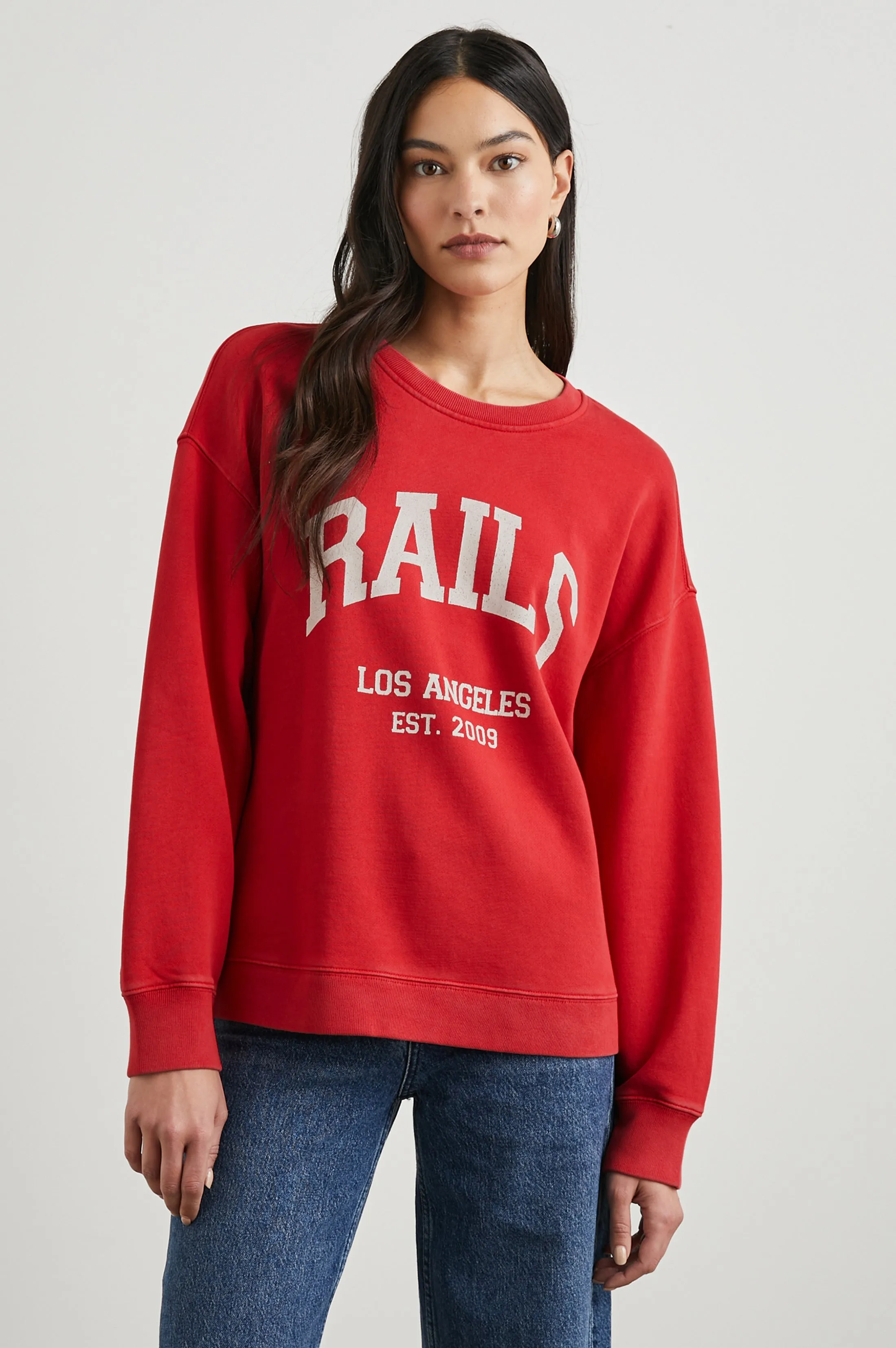 ANNIVERSARY SWEATSHIRT - WASHED RED