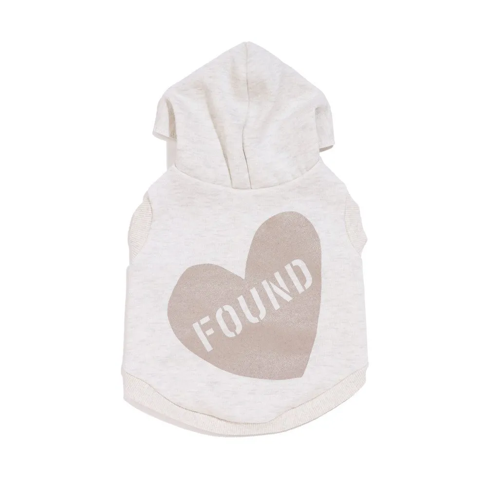 Big Full Heart Animal Hoodie, Heather   Gray