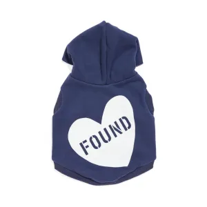 Big Full Heart Animal Hoodie, Navy   Ice