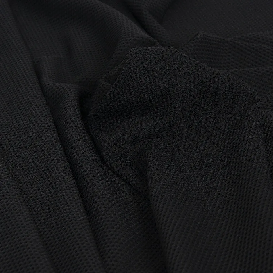 Black Perforated Jersey 1852