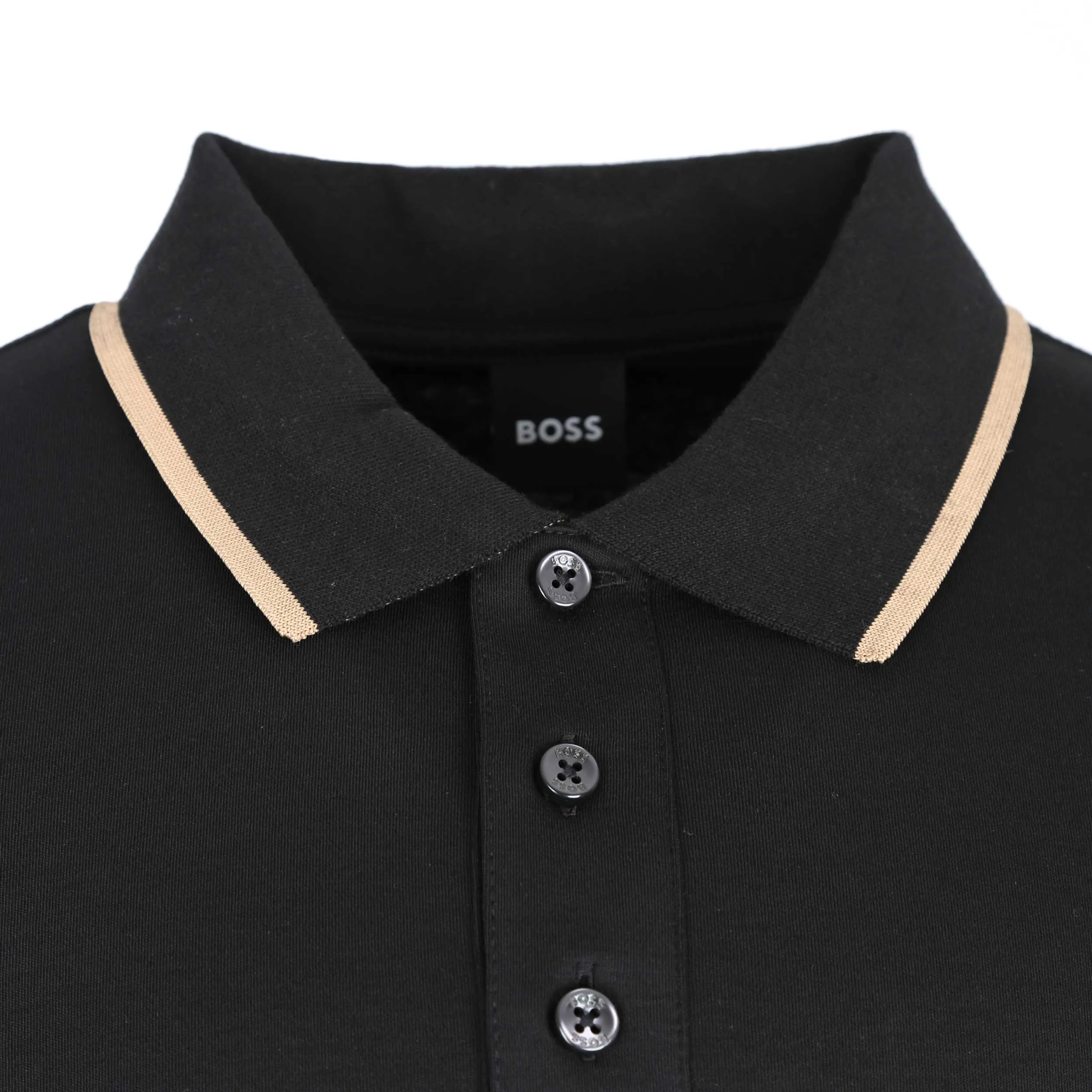 BOSS Parlay 150 Polo Shirt in Black