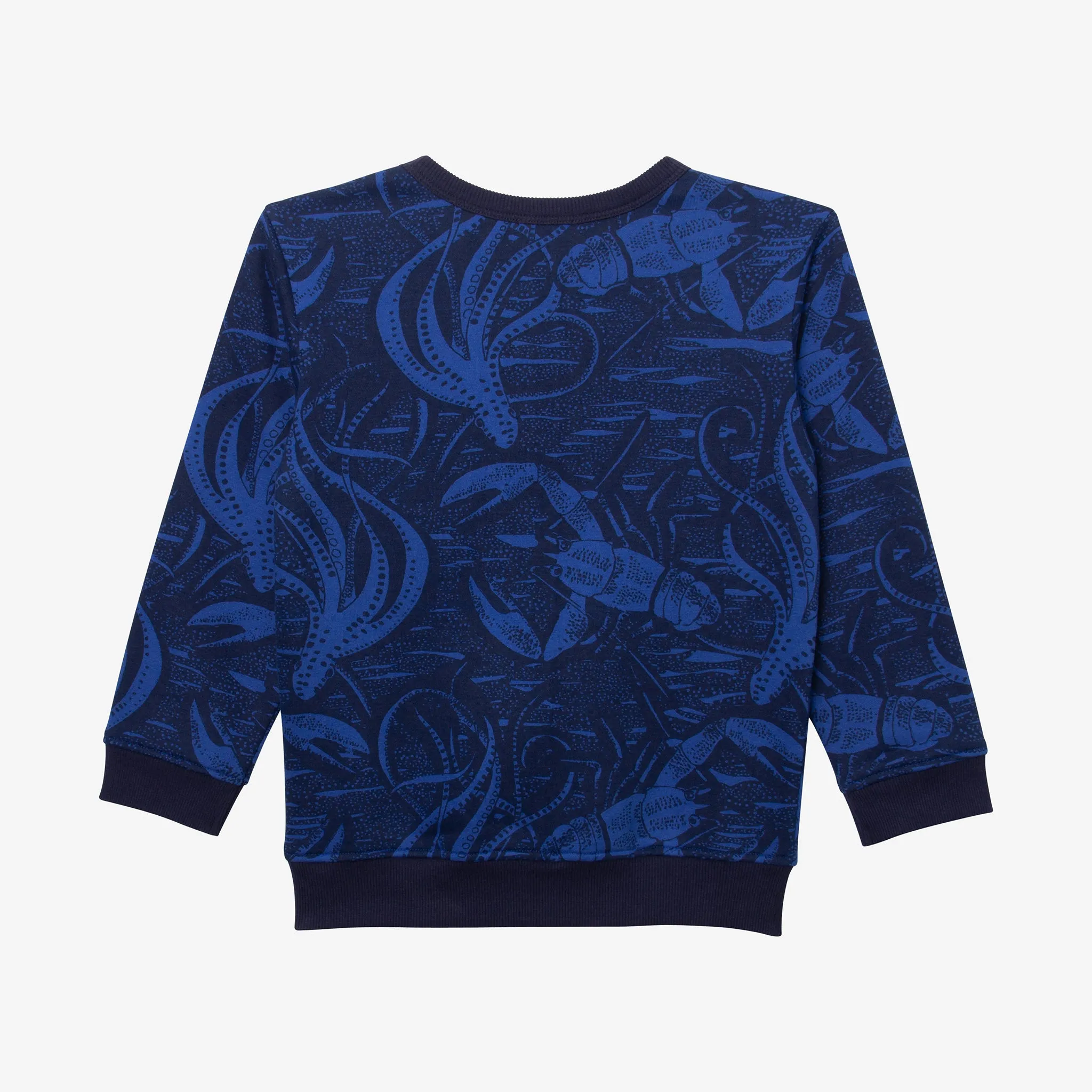 Boys' navy camo sweatshirt