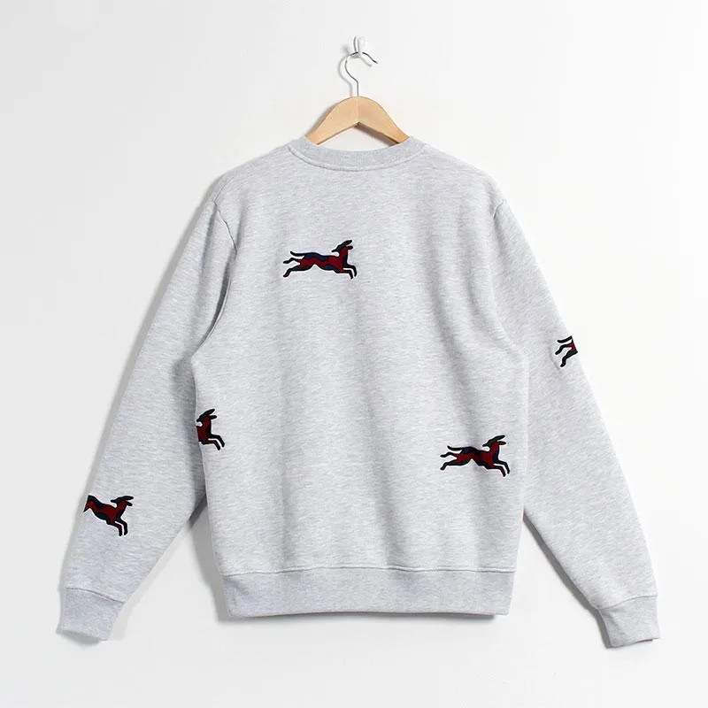 By Parra Jumping Fox Crewneck Sweatshirt