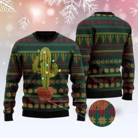 Cactus Christmas Ugly Christmas Sweater, Funny Xmas Sweater, Sweater Xmas