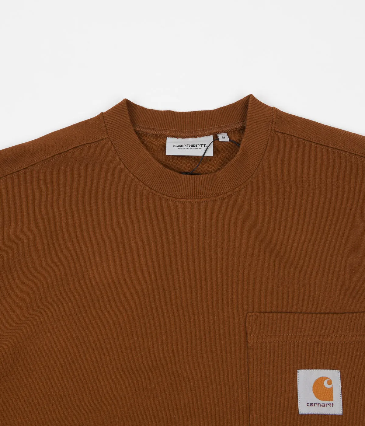 Carhartt Pocket Crewneck Sweatshirt - Brandy