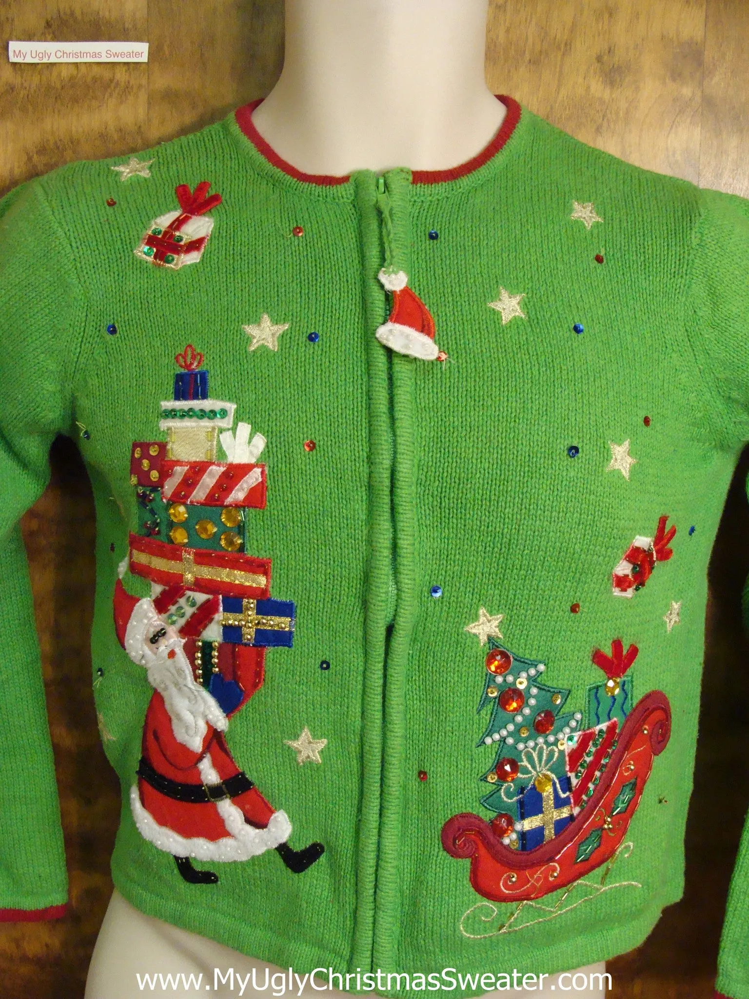 Child Size Green Ugly Christmas Sweater