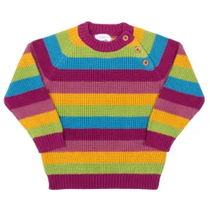 Chunky rainbow jumper