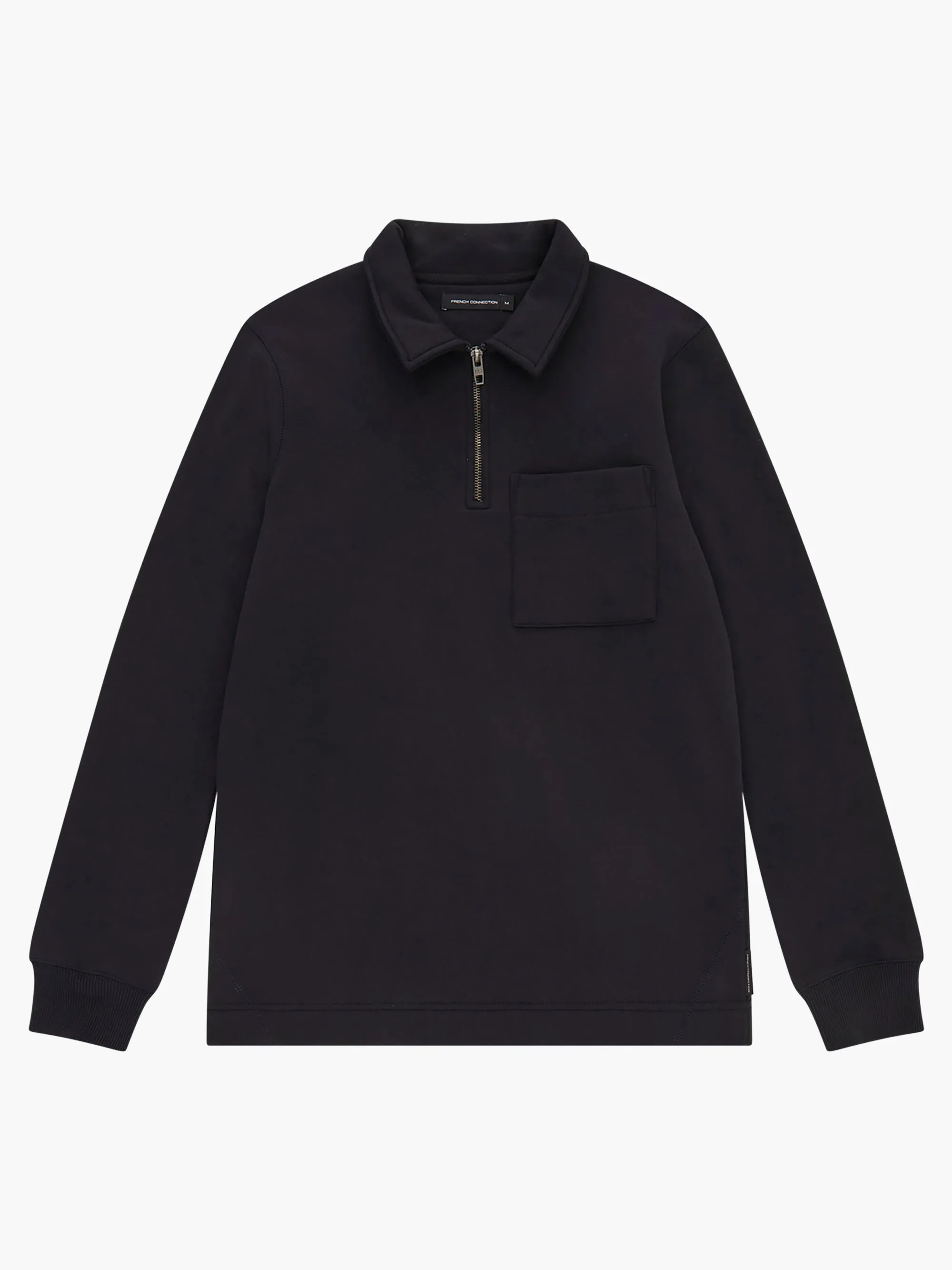 Collared Half Zip Pocket Jumper