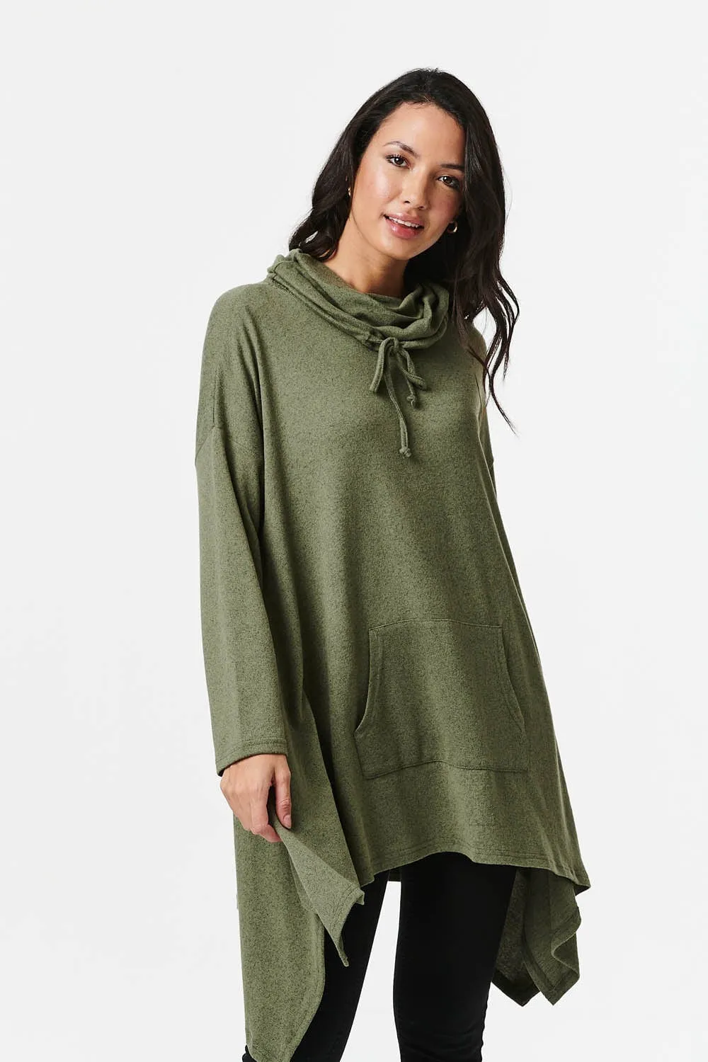 Cowl Neck Oversized Jumper