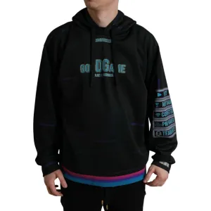 Dolce & Gabbana Elegant Graphic Print Hooded Pullover