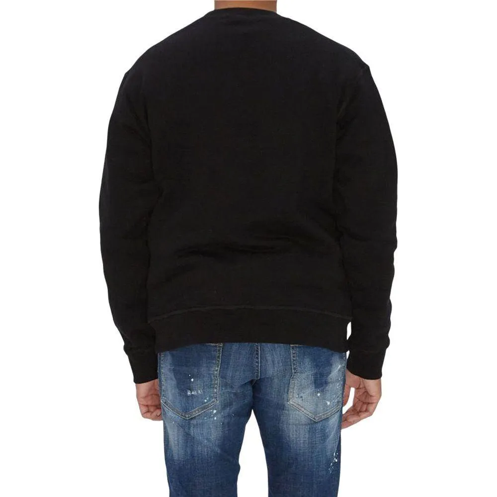 Dsquared² Black Cotton Sweater