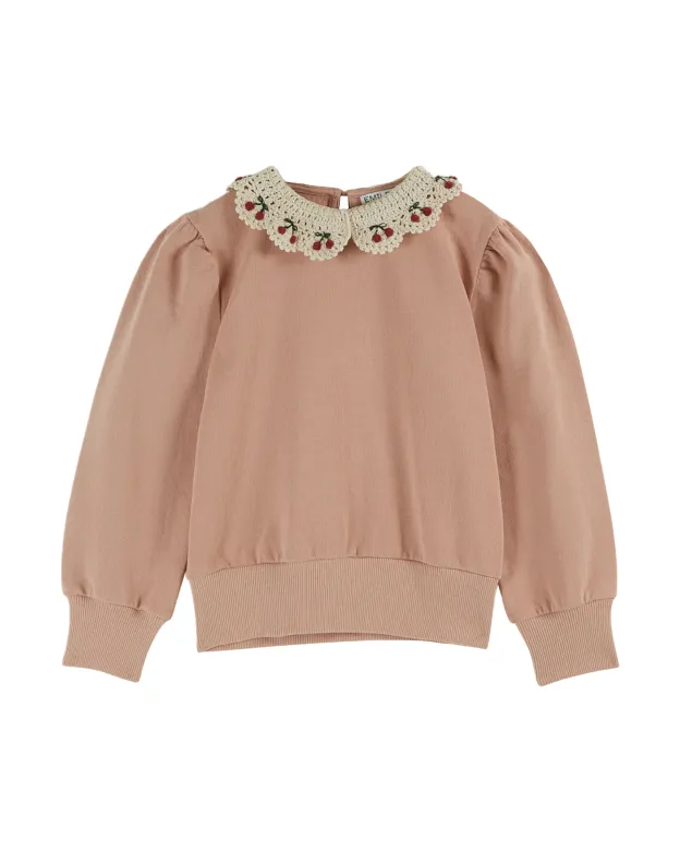 Emile & Ida Blush Collar Sweatshirt