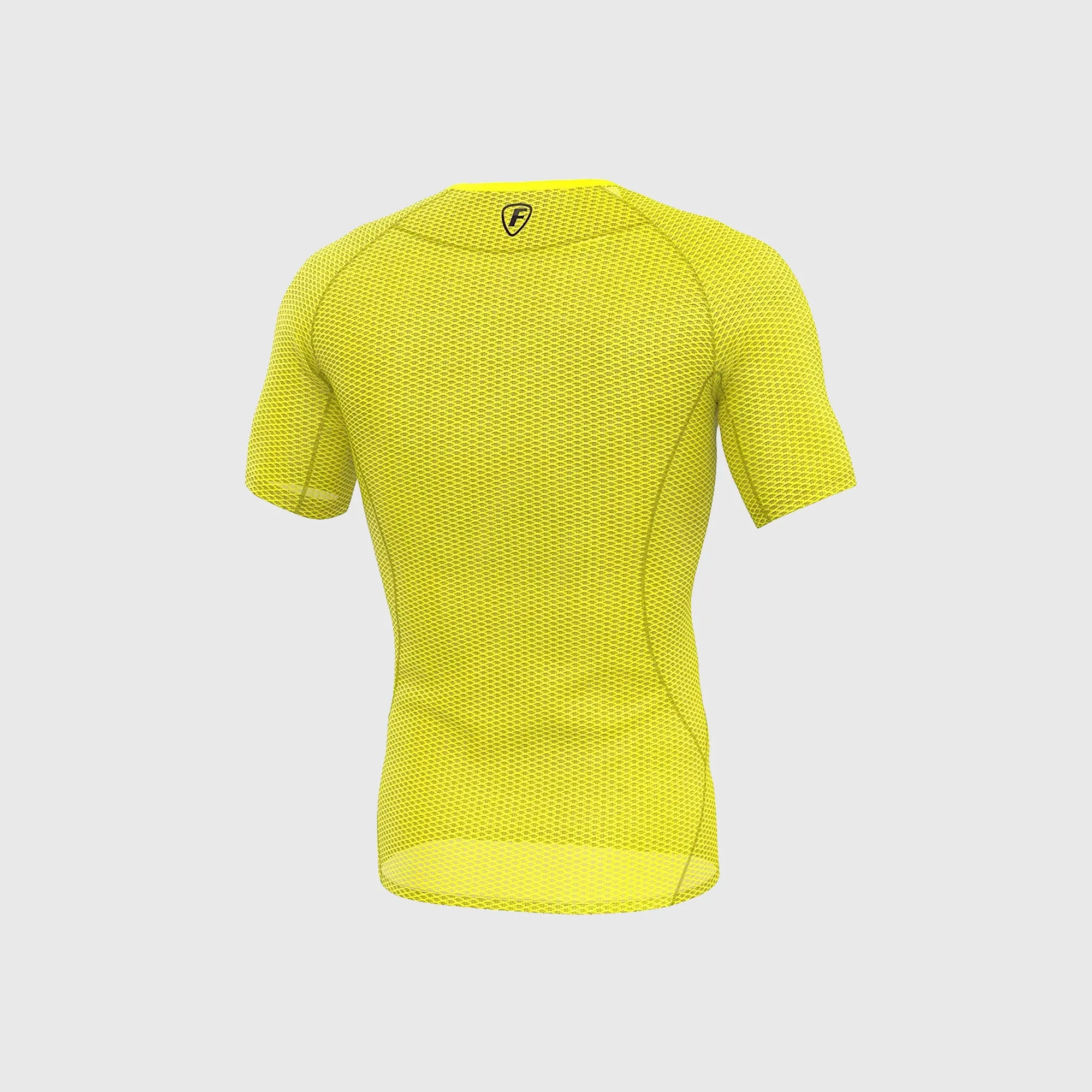 Fdx Aeroform Yellow Men's & Boy's Short Sleeve Mesh Summer Cycling Top