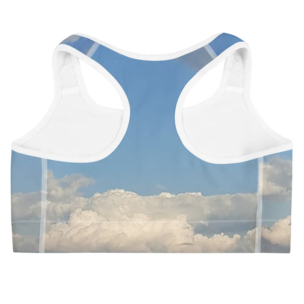 GG - Sports bra - Clouds & Blue Sky