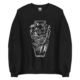 HALLOWEEN 2023: DON'T FUR THE REAPER (B/W) Crewneck Sweatshirt