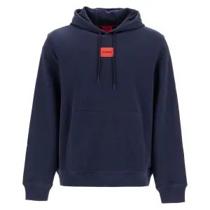 Hugo logo patch hoodie