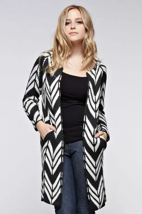 Long Ladies Cardigan