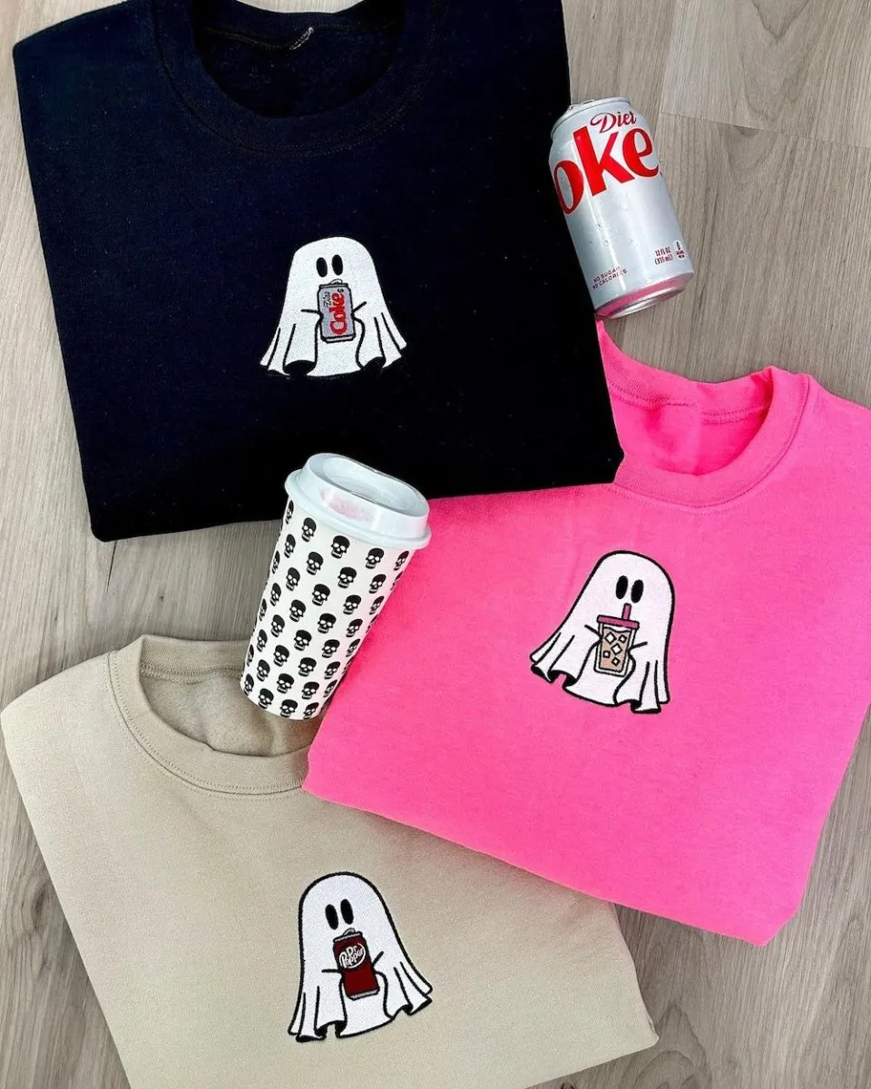 Make It Yours™ 'Ghost Drinks' Crewneck Sweatshirt