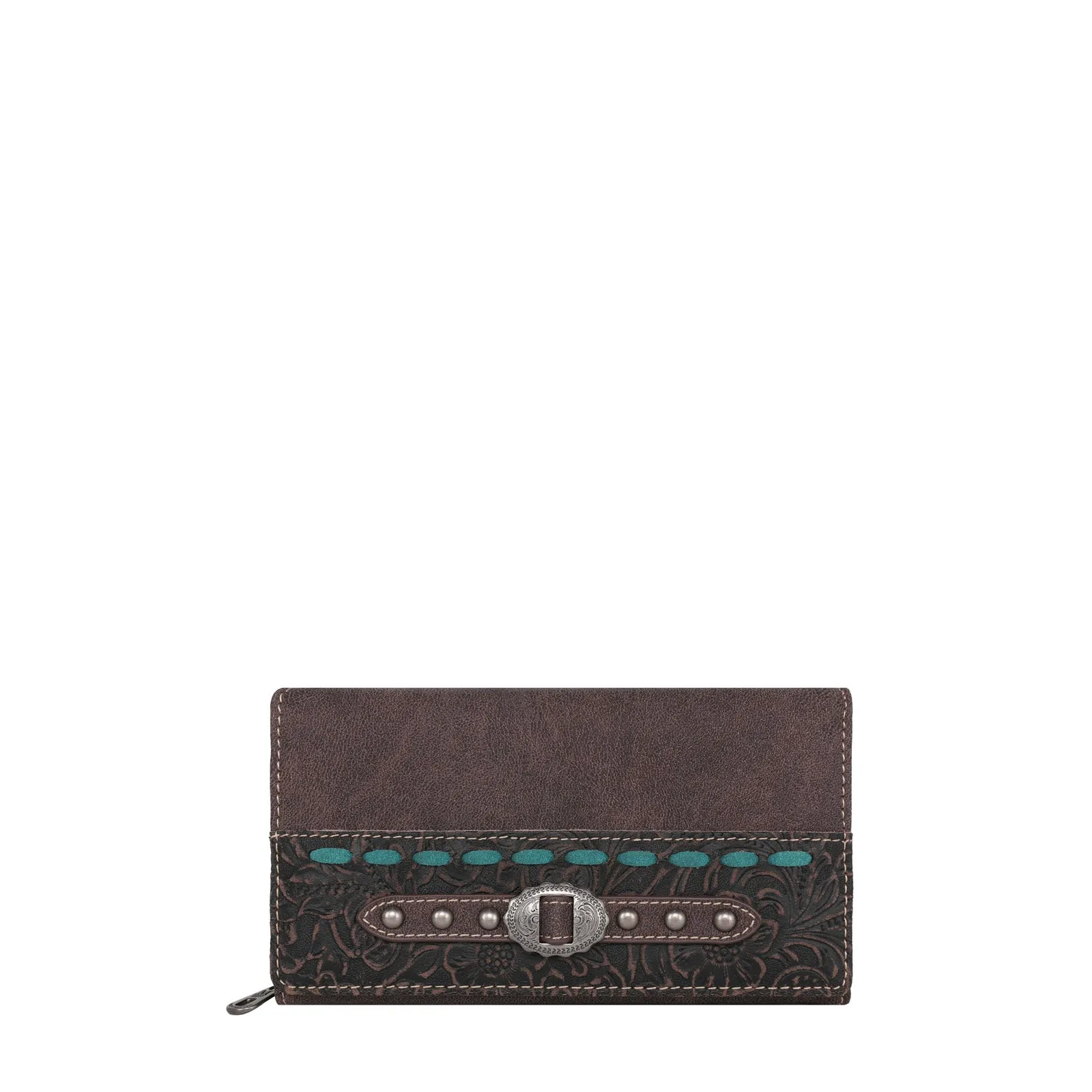 MW1205-W010 Montana West Tooled Collection Wallet