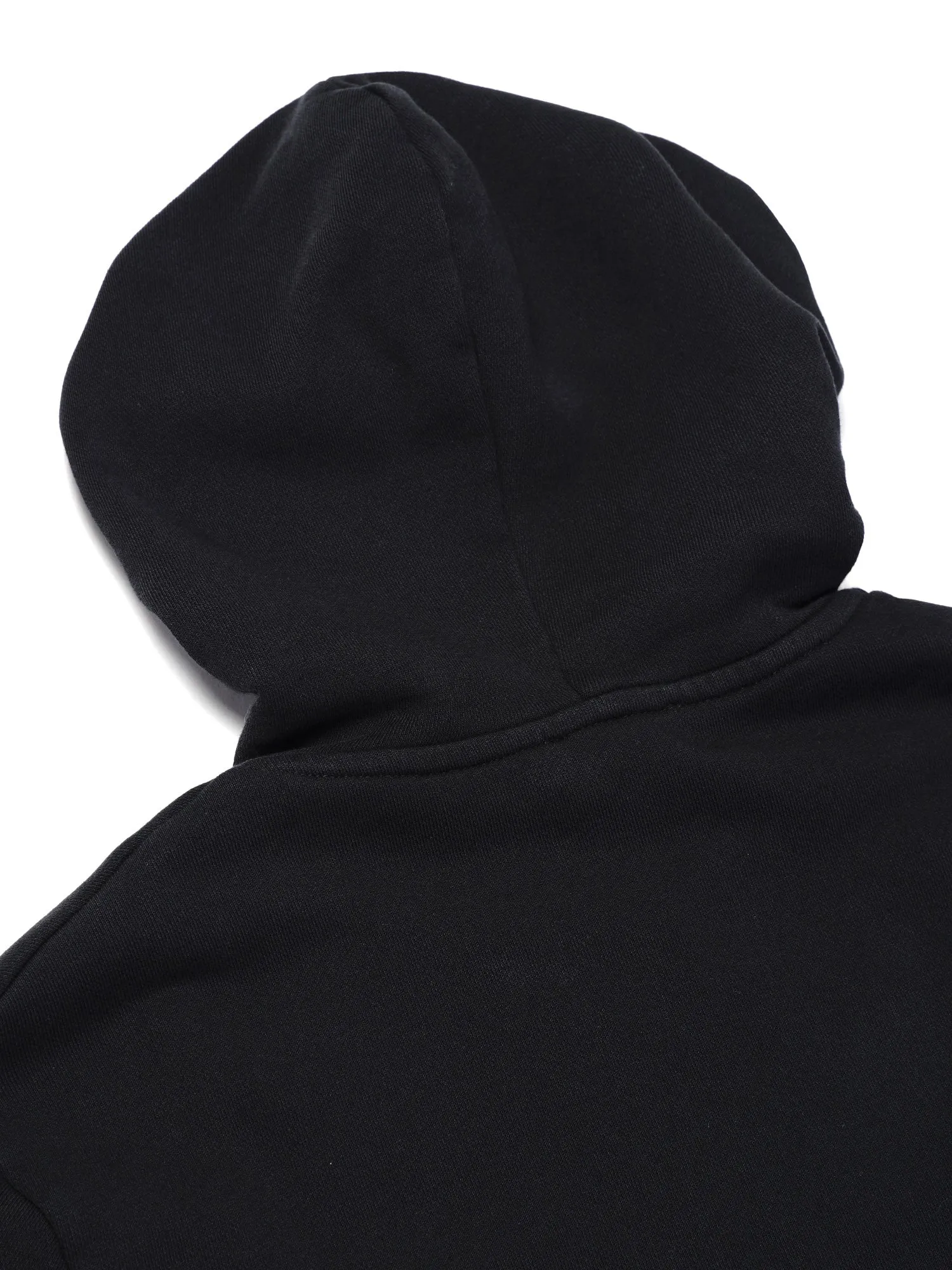 M_ZIP HOODIE TRICOLOR FOX PATCH_BLACK