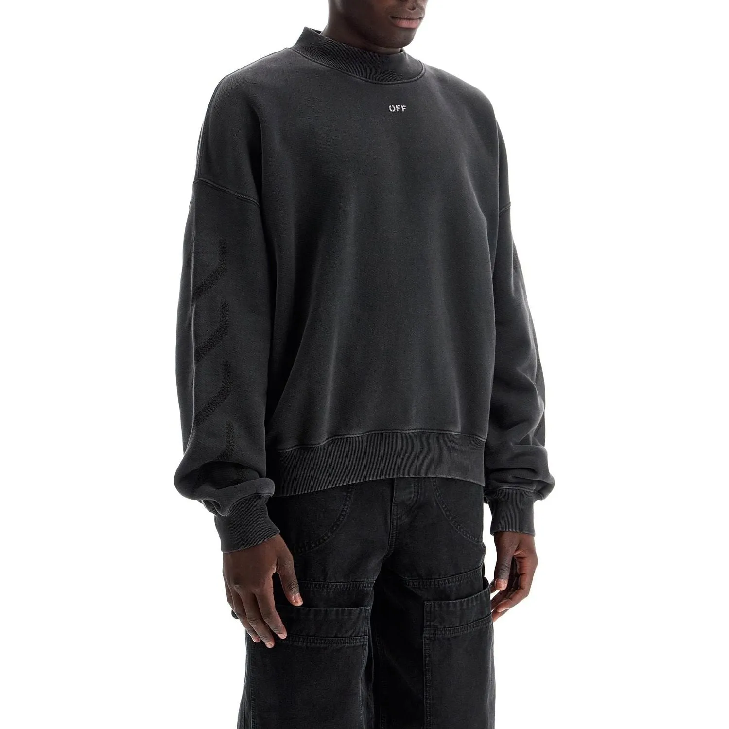 Off-White st. matthew crewneck sweatshirt with arrow