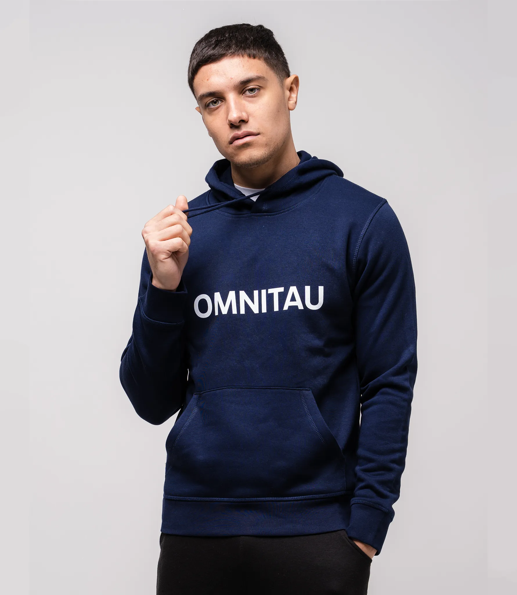 Omnitau Men's OmniX Organic Cotton Omni Hoodie - Navy