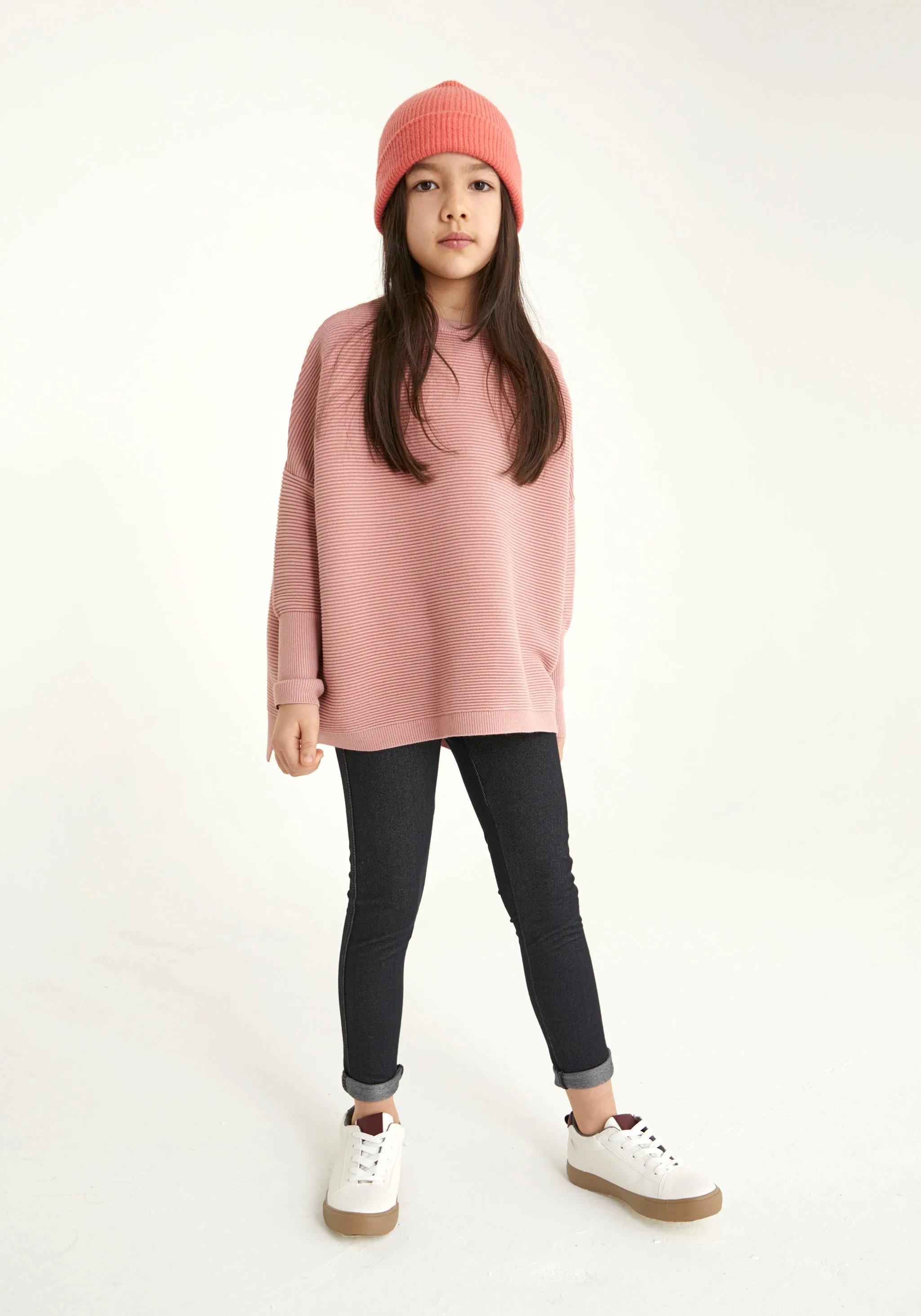 Paisie Kids Ribbed Jumper