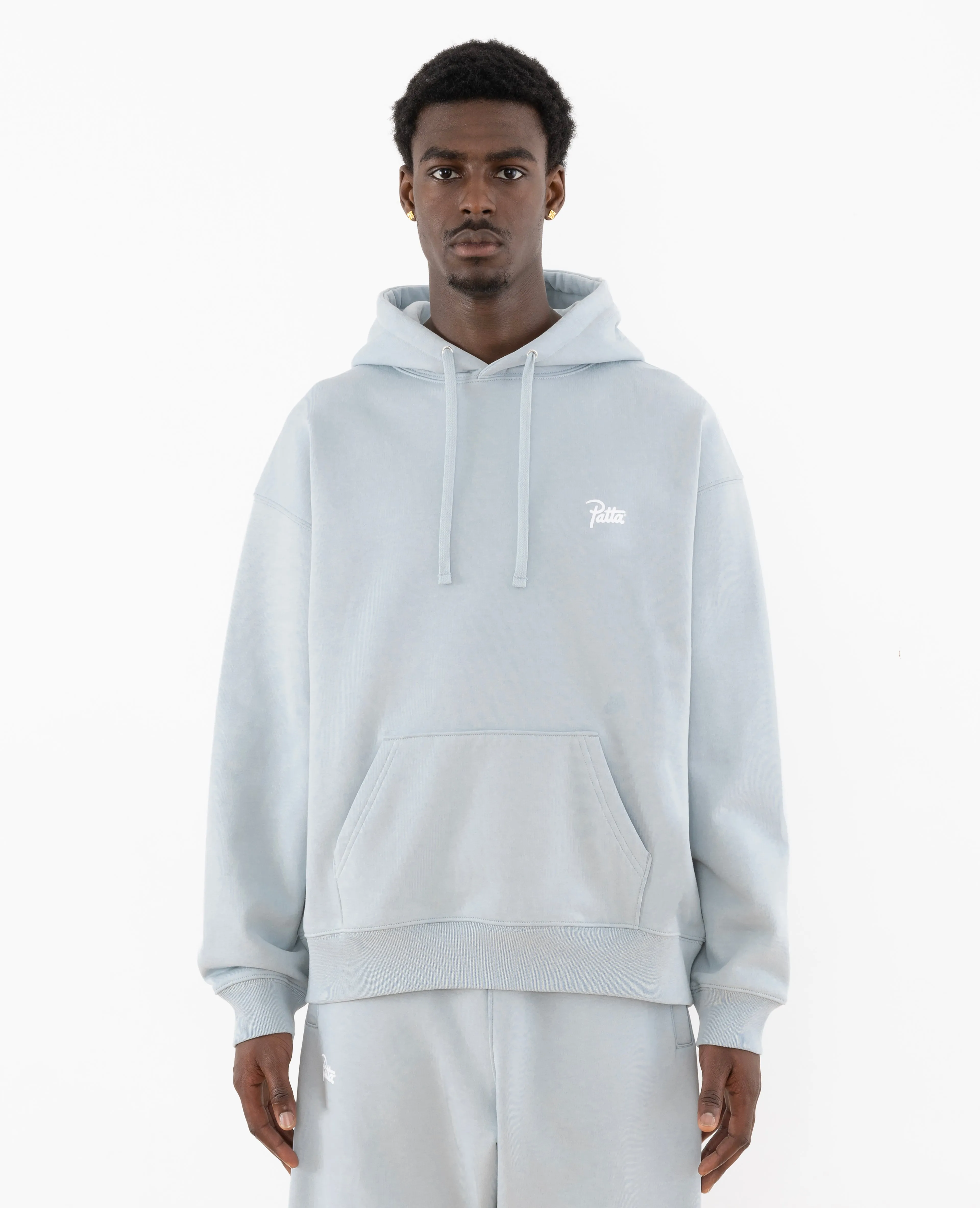 Patta Basic Hooded Sweater (Pearl Blue)