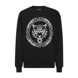 Plein Sport Black Tiger Emblem Sweater