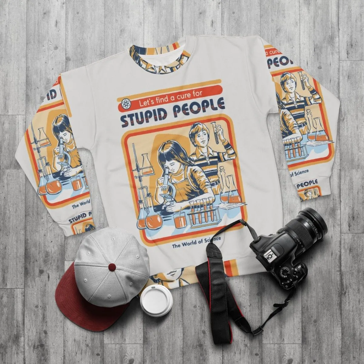 "Cure for Stupid People" Sarcastic Sweatshirt