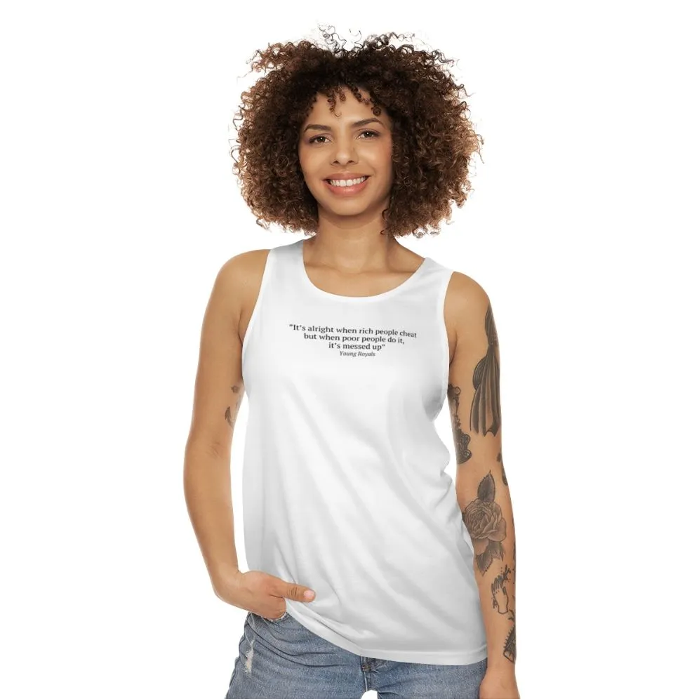 "It's Alright When Rich People Cheat" Unisex Tank Top