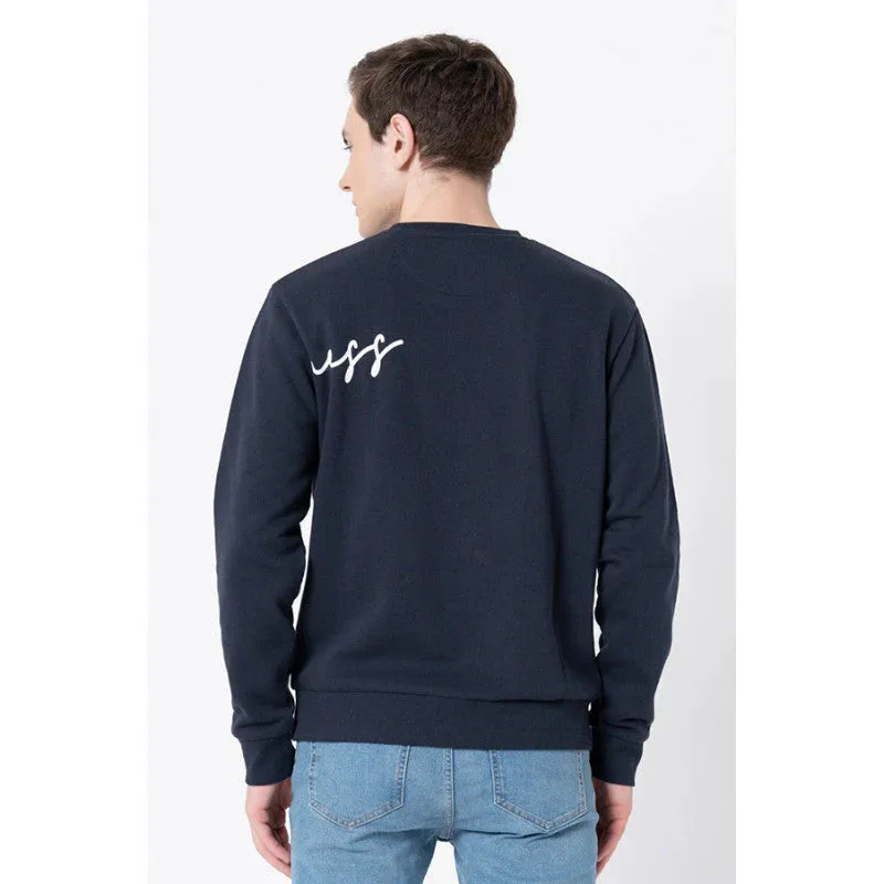 Red Tape Men's Navy Graphic Print Sweatshirt