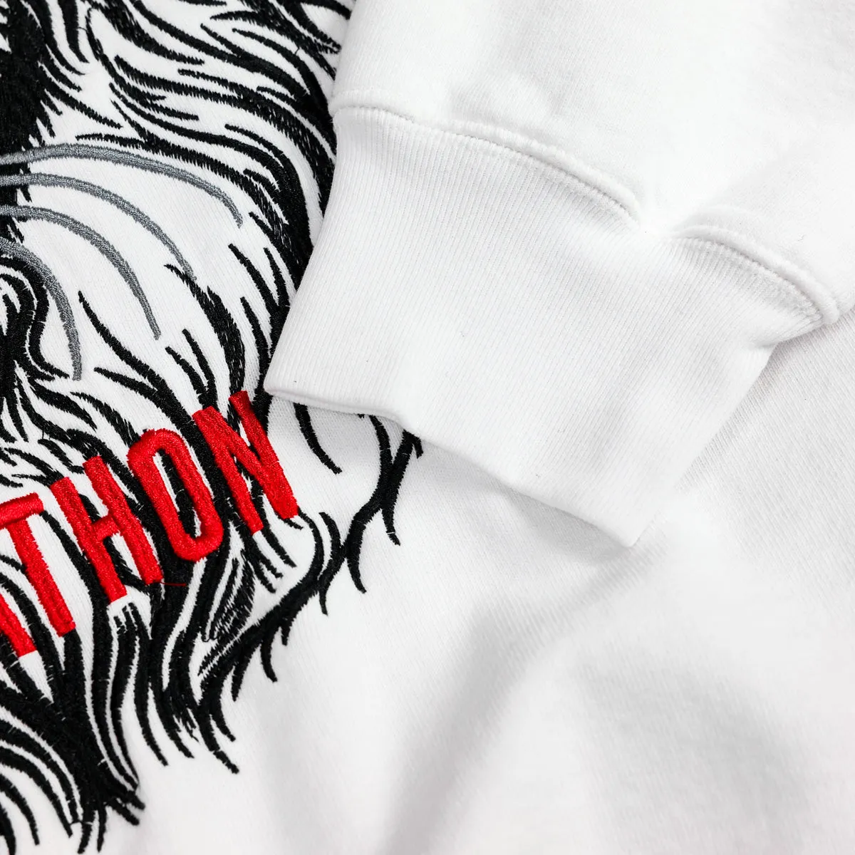 Respect Lion Crewneck - White