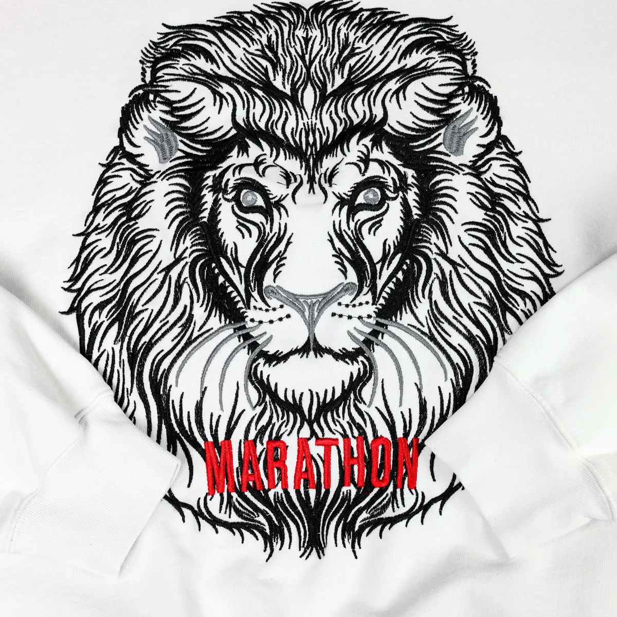 Respect Lion Crewneck - White