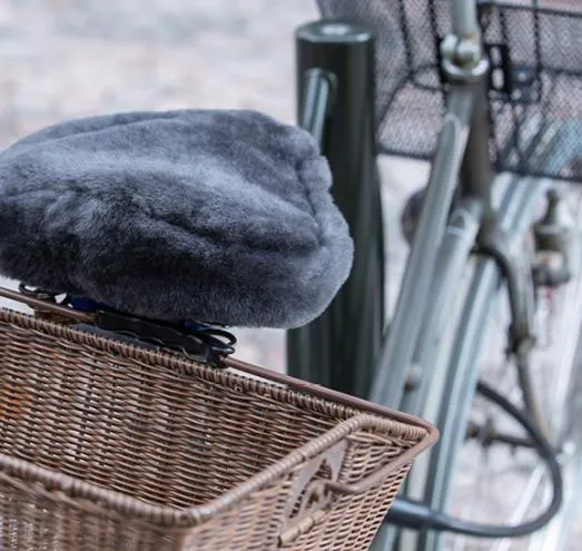 Sheepskin Bicycle Seat Cover