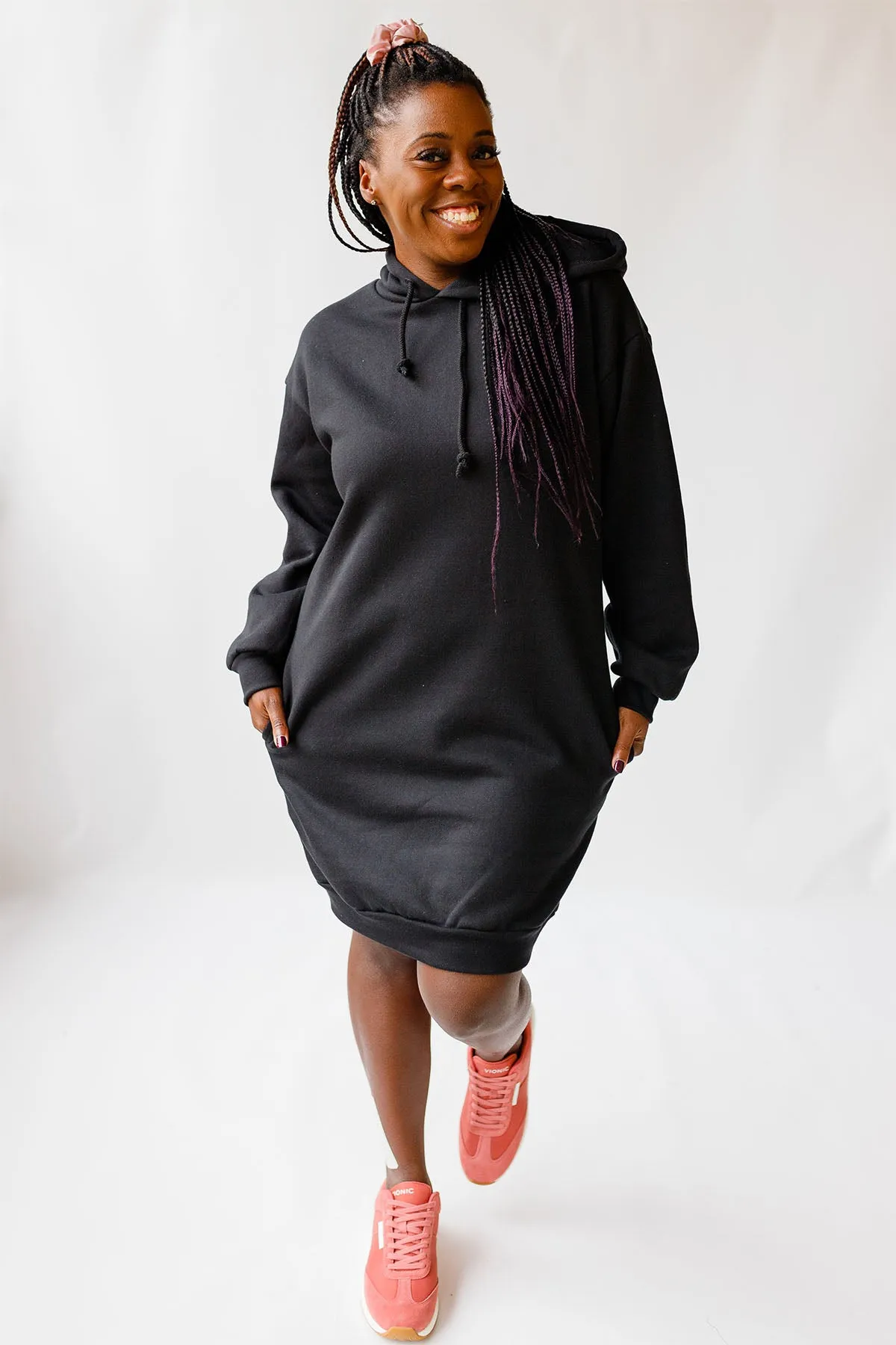 The Everyday Basics Hooded Sweatshirt Dress