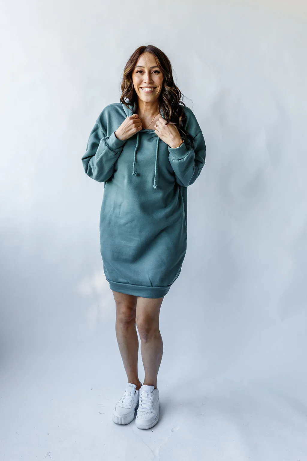 The Everyday Basics Hooded Sweatshirt Dress