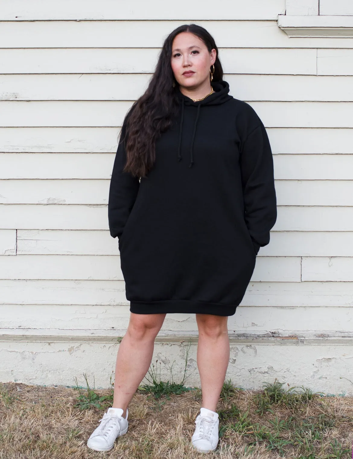 The Everyday Basics Hooded Sweatshirt Dress