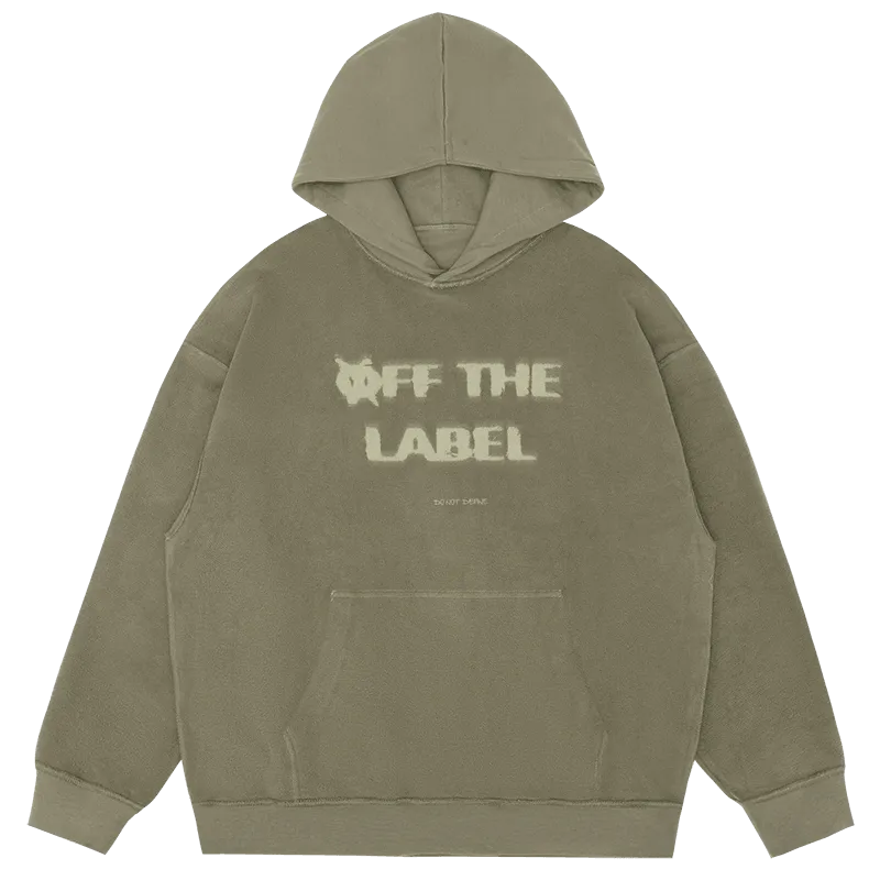 [Welcome Special]  Off The Label olive green reversible hoodie