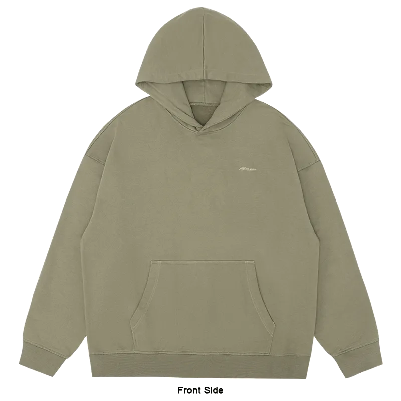 [Welcome Special]  Off The Label olive green reversible hoodie